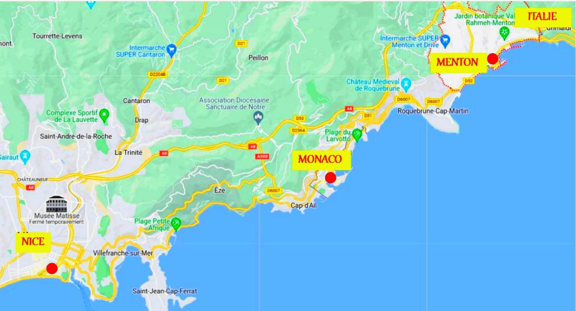 Menton, Centre Historique, Vue Mer Esterno foto